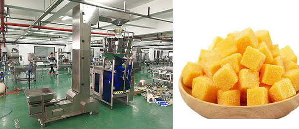 芒果干食品包裝機(jī)械實(shí)拍圖