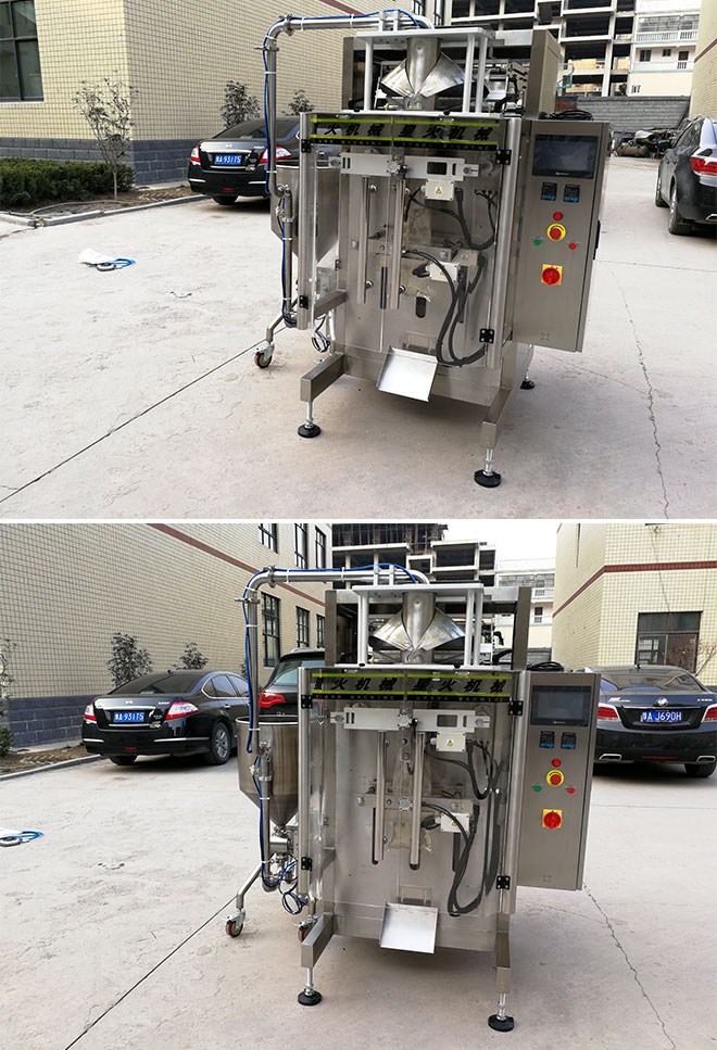 火鍋底料自動化包裝機械及細節(jié)實拍